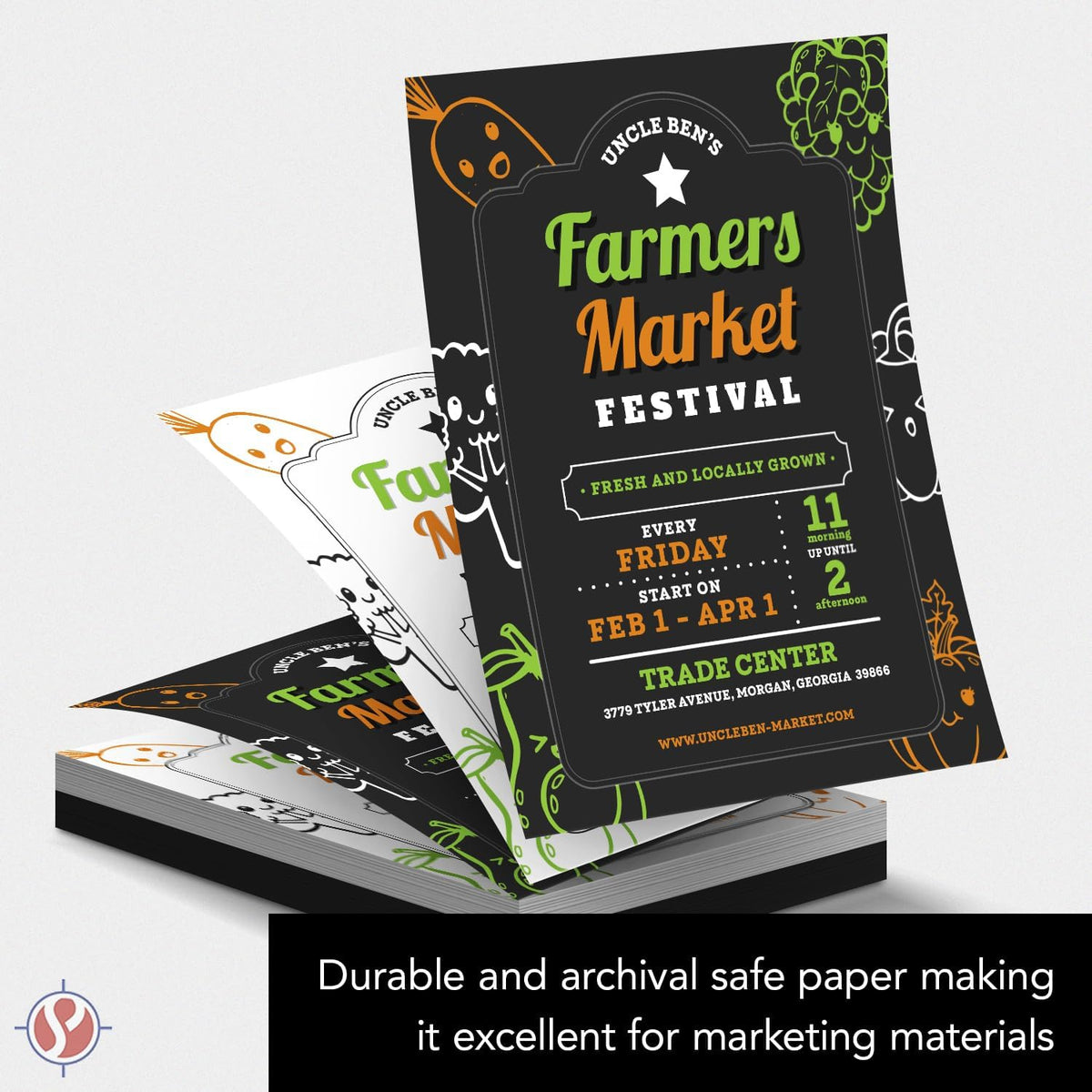 Bright White Paper - Multipurpose Office Print Writing Copy - Flyers, Posters, Design Proposals, Business Documents | 8.5 x 14 | 100lb Text (40lb Bond) | Acid Free Paper | 100 Sheets per Pack