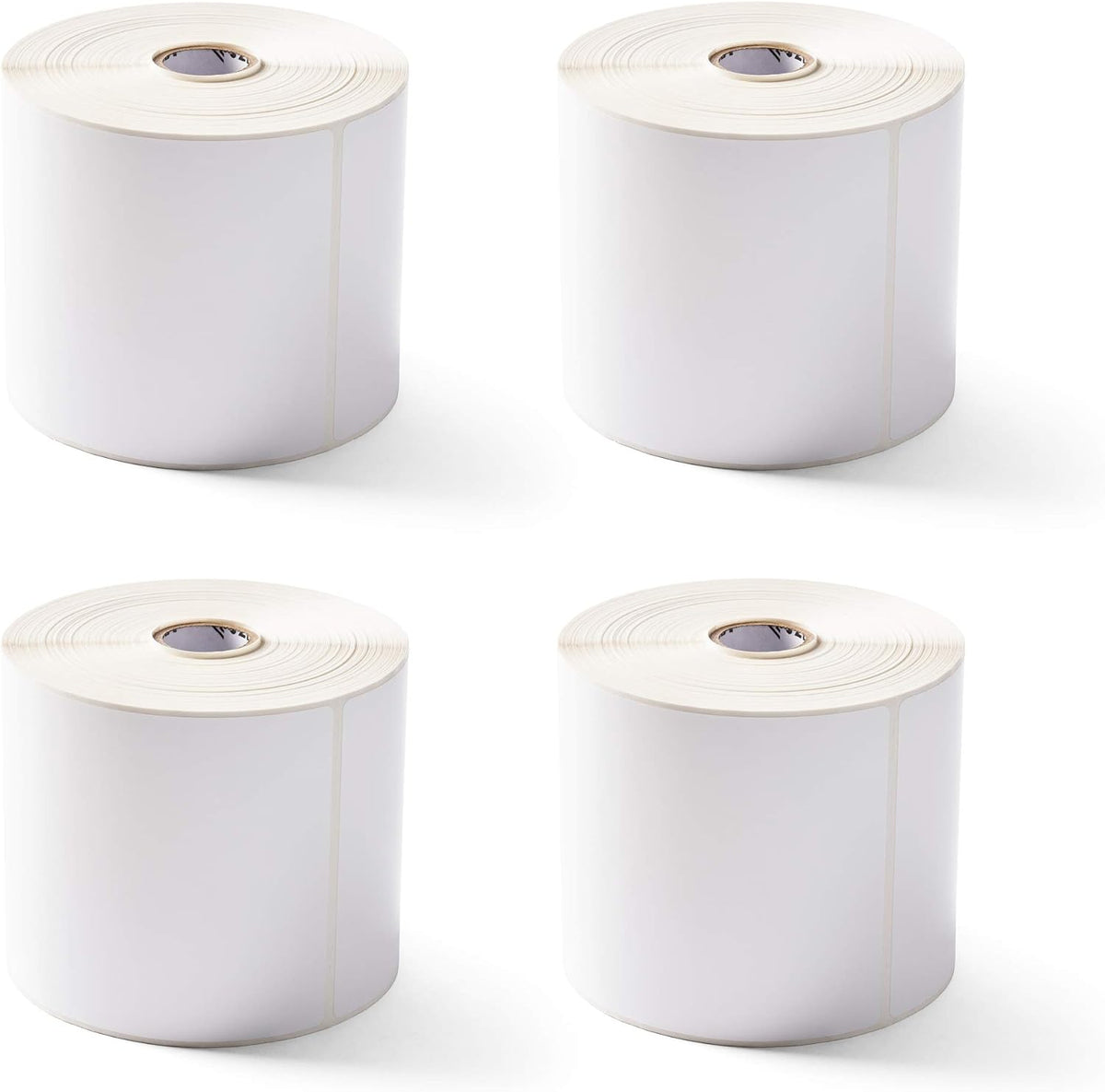 Zebra 4 x 6 in Thermal Transfer Polyester Labels Z-Ultimate 3000T Permanent Adhesive Shipping Labels 1 in Core 4 rolls 10031647SP