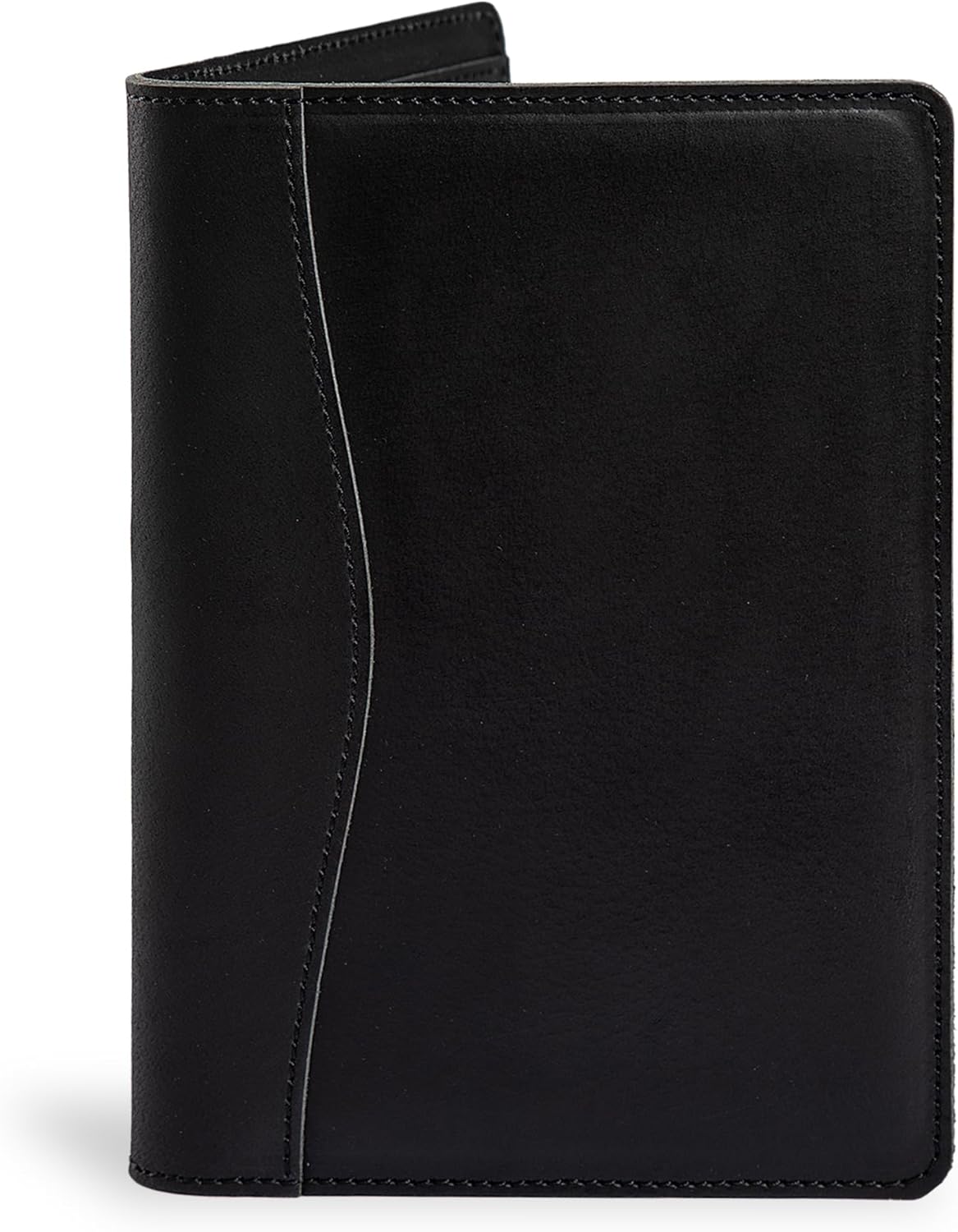 PEGAI Junior Legal Pad Folder Organizer | Portfolio Binder, Resume Interview Document Organizer Folio | Personalized Leather Binder Padfolio with Business Card Organizer | Eriksen (Charcoal)