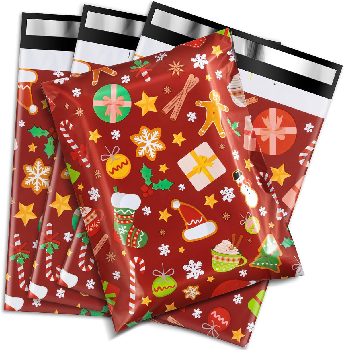Oududianzi Poly Mailers 10x13, 50PCS Shipping Bags, Self-Sealing Mailers Poly Bags, Mailing Envelopes Bulk, Polymailers Packaging Bags for Online and offline Small Bussiness