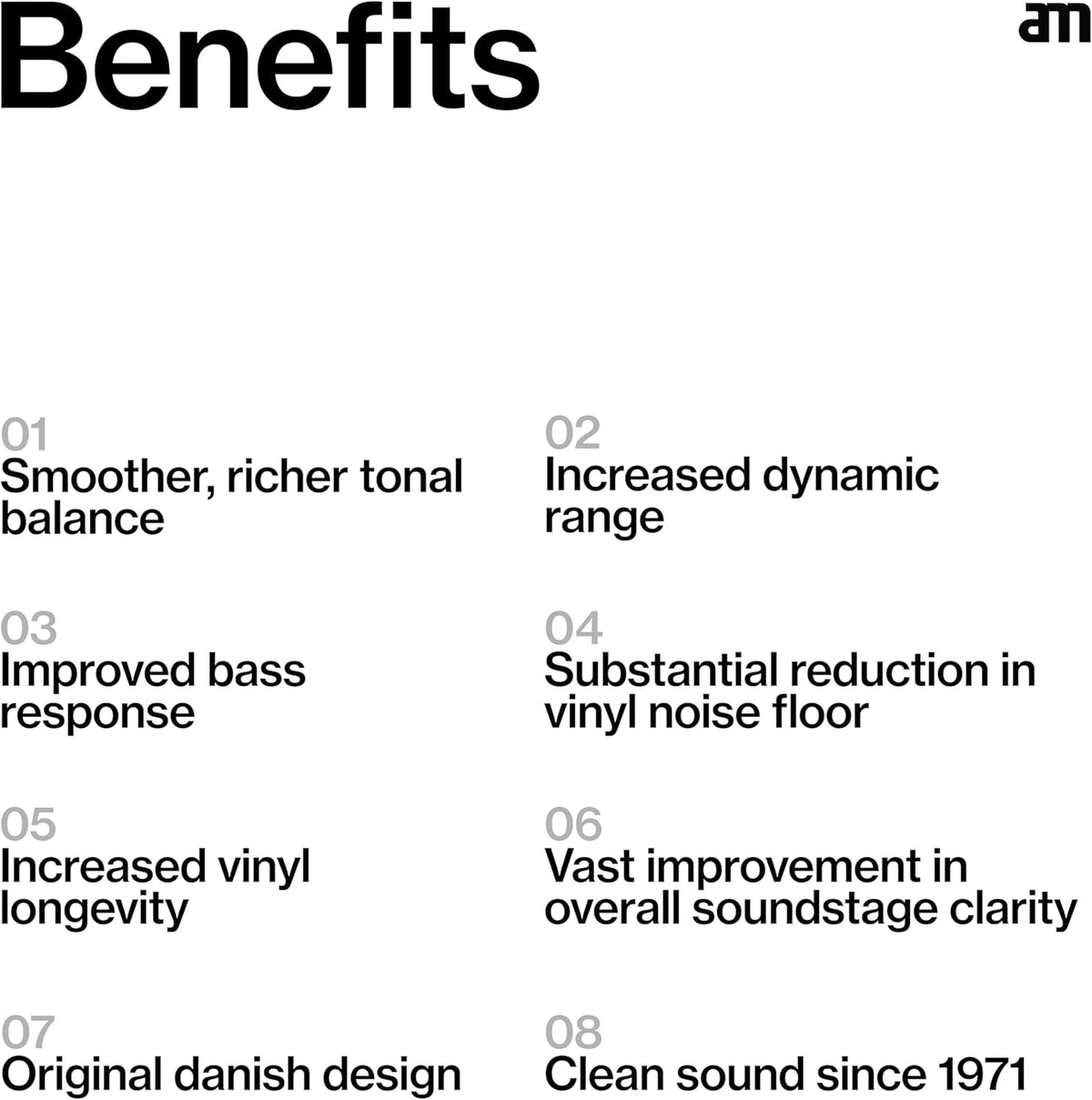 am Vinyl Record Cleaner Brush – Ultra-Fine Carbon Fiber Anti-Static Brush for Vinyl Records – Must-Have Record Player Accessory for Removing Dust, Reducing Friction & Preserving LP Sound, Silver
