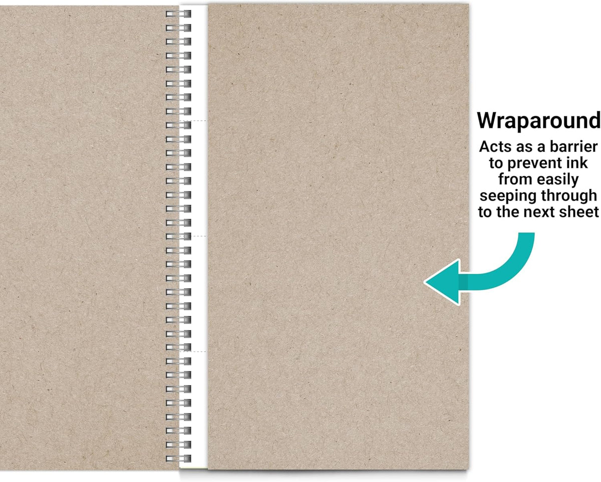 321Done Receipt Book, 11x6 2-Part Carbonless Spiral Bound, Made in USA, 4 Receipts per Page, 50 White/Yellow Pages, 200 Sets per Book, Receipt Book with Carbon Copies for Small Business