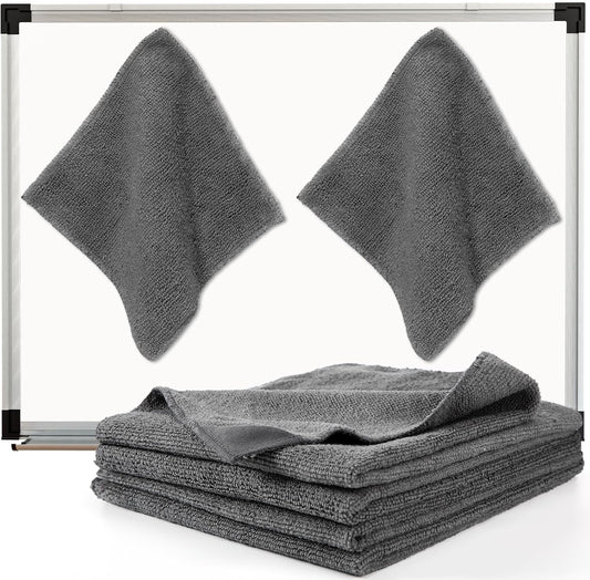 4 Pcs 15" x 15" Magnetic Cleaning Cloth Dry Erasers for White Boards Extra Strong Magnetism Microfiber Whiteboard Eraser for White Boards Blackboards Classroom Home Reusable Washable