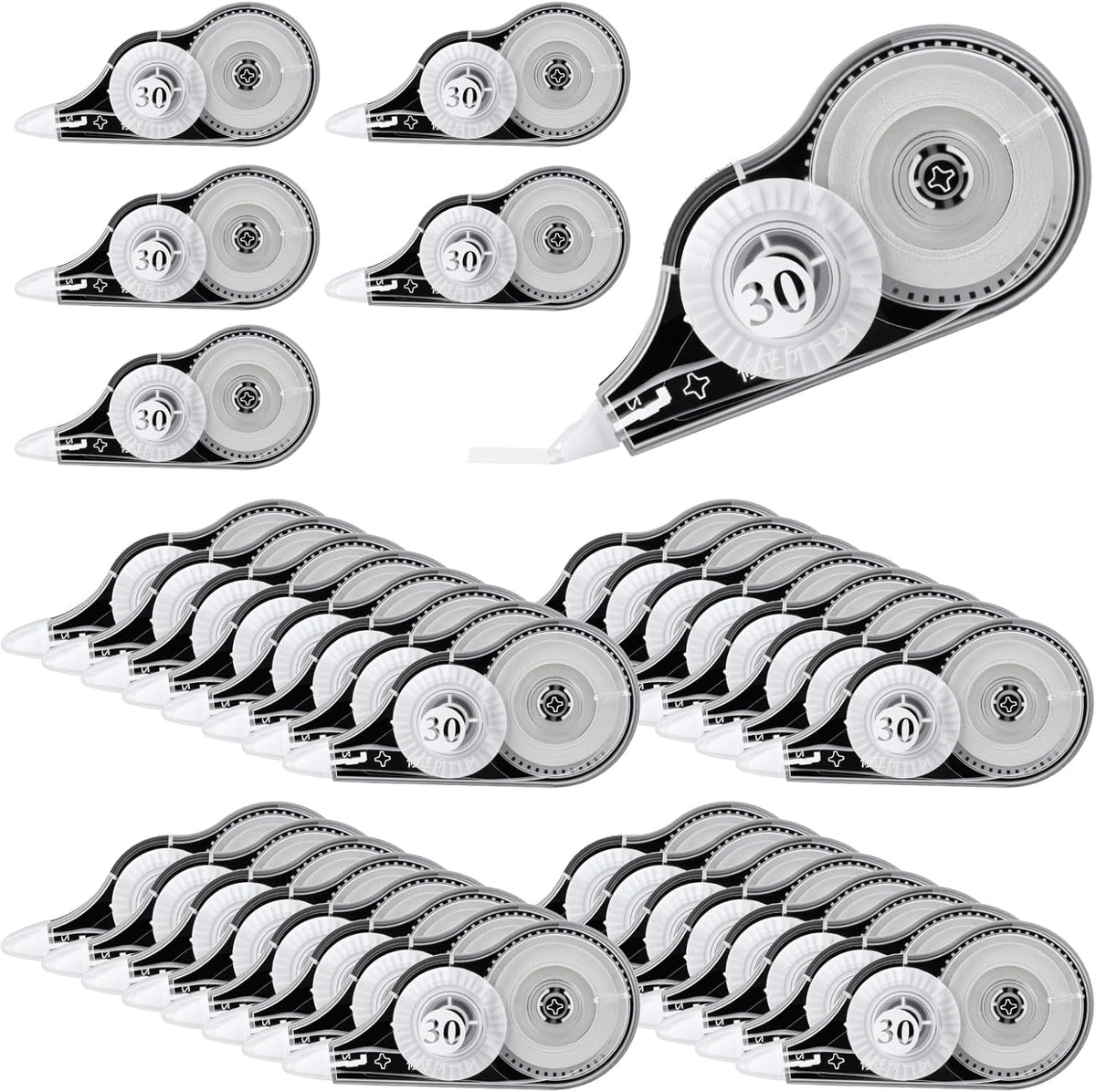40 Pack 39 Feet White Out Correction Tape Easy To Use Applicator Whiteout Tape for Students Office Supplies