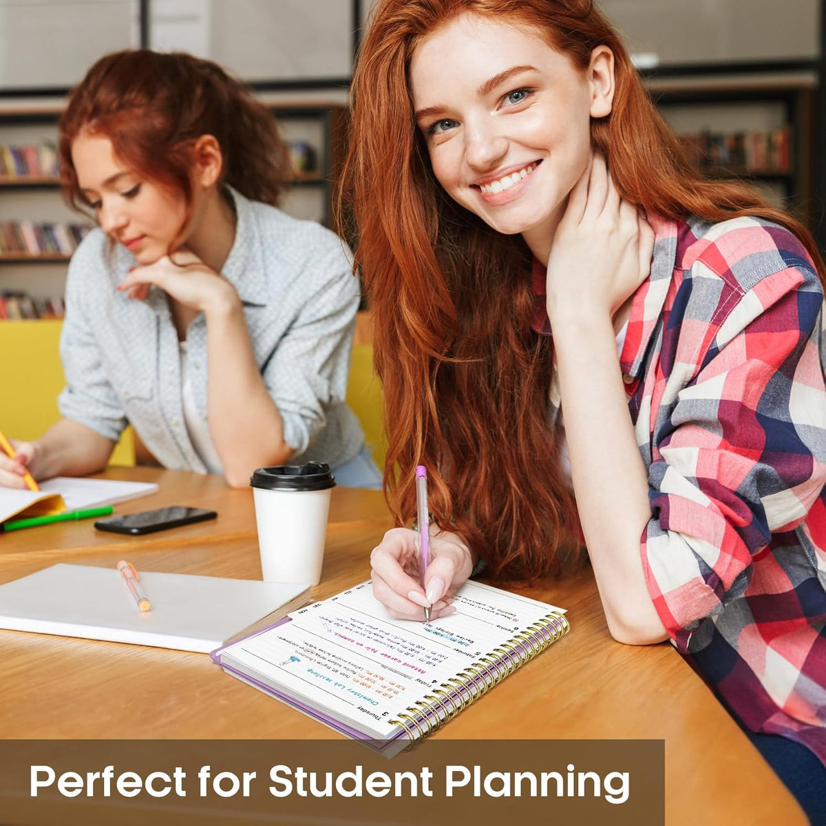 Planner 2025-2026, Academic Year Weekly and Monthly Calender Planner, July 2025 - June 2026, Spiral Bound School Planning Tool, Perfect for Teacher, Student, Women & Men - A5 (6.3" x 8.5"), Purple
