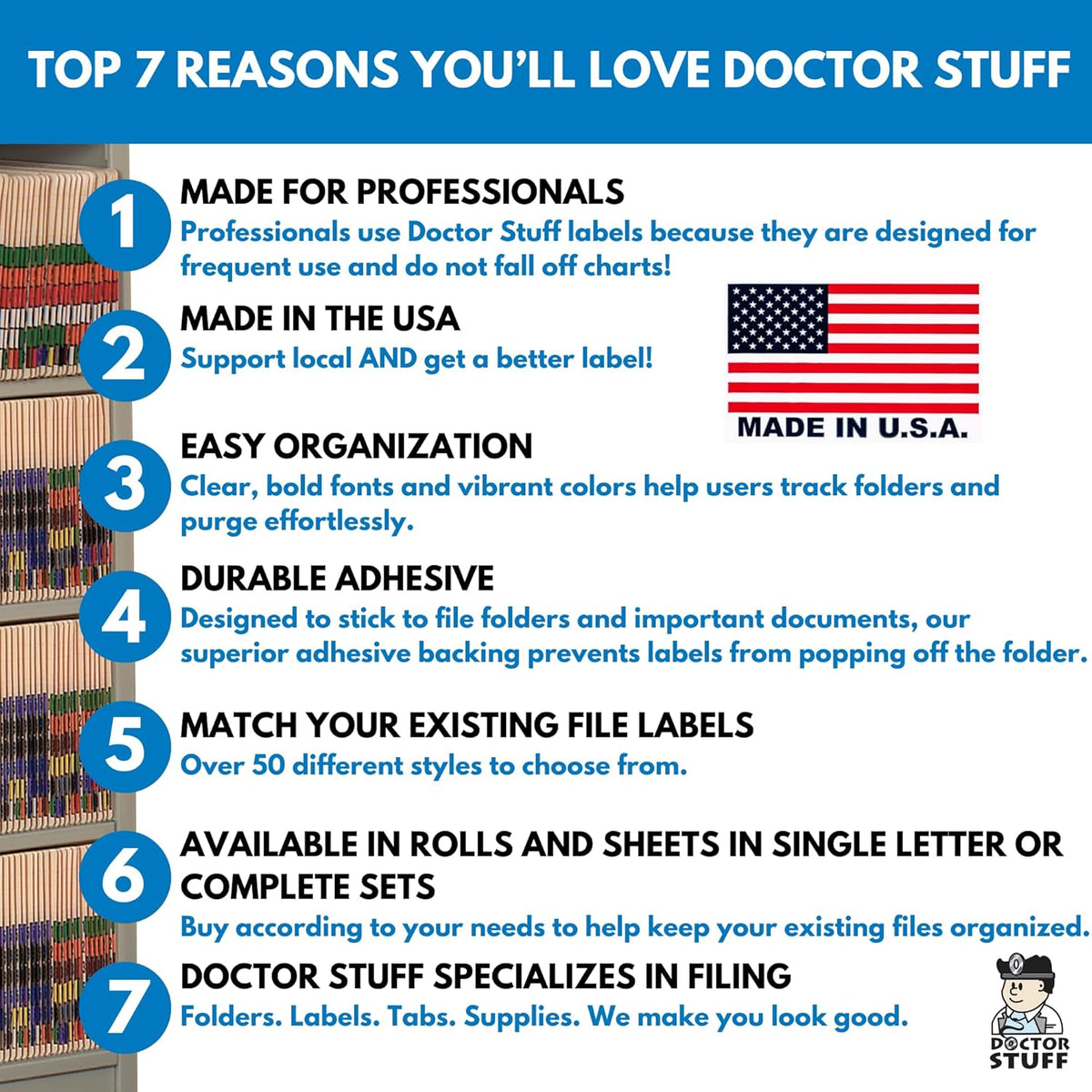 Doctor Stuff - File Folder Labels, Alphabet Letters, K/X, Compatible with Smead NCC - SNCC Series Alpha Stickers Light Brown, 1-5/32" x 3-5/8, 100/Package