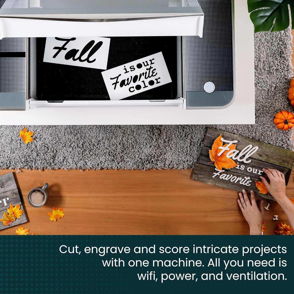 Glowforge Plus HD Laser Cutter and Engraver Machine with 40W CO2 Laser - Ultimate Power Laser Engraver with Liquid Cooling for Fast Laser Engraving on Wood, Leather, Metal, and Stone